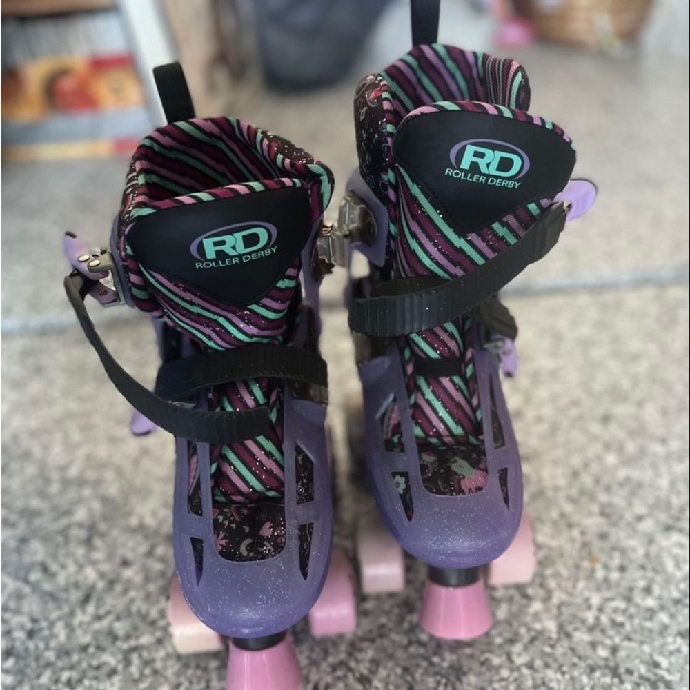Roller Derby Girl’s Adjustable Roller Skates Size 3-6